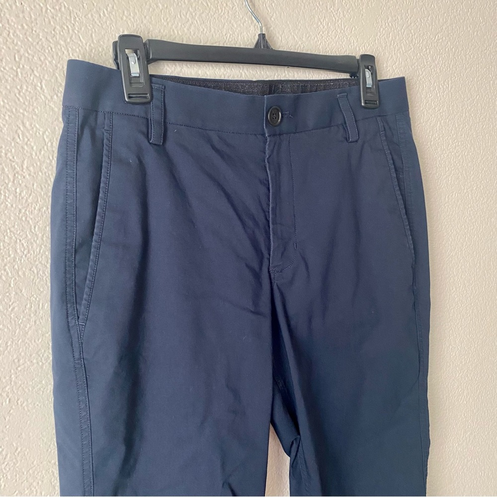 Kit and Ace Men’s Navy Blue Comfort Pants Slim Fit. 34” x 28” - Picture 2 of 10
